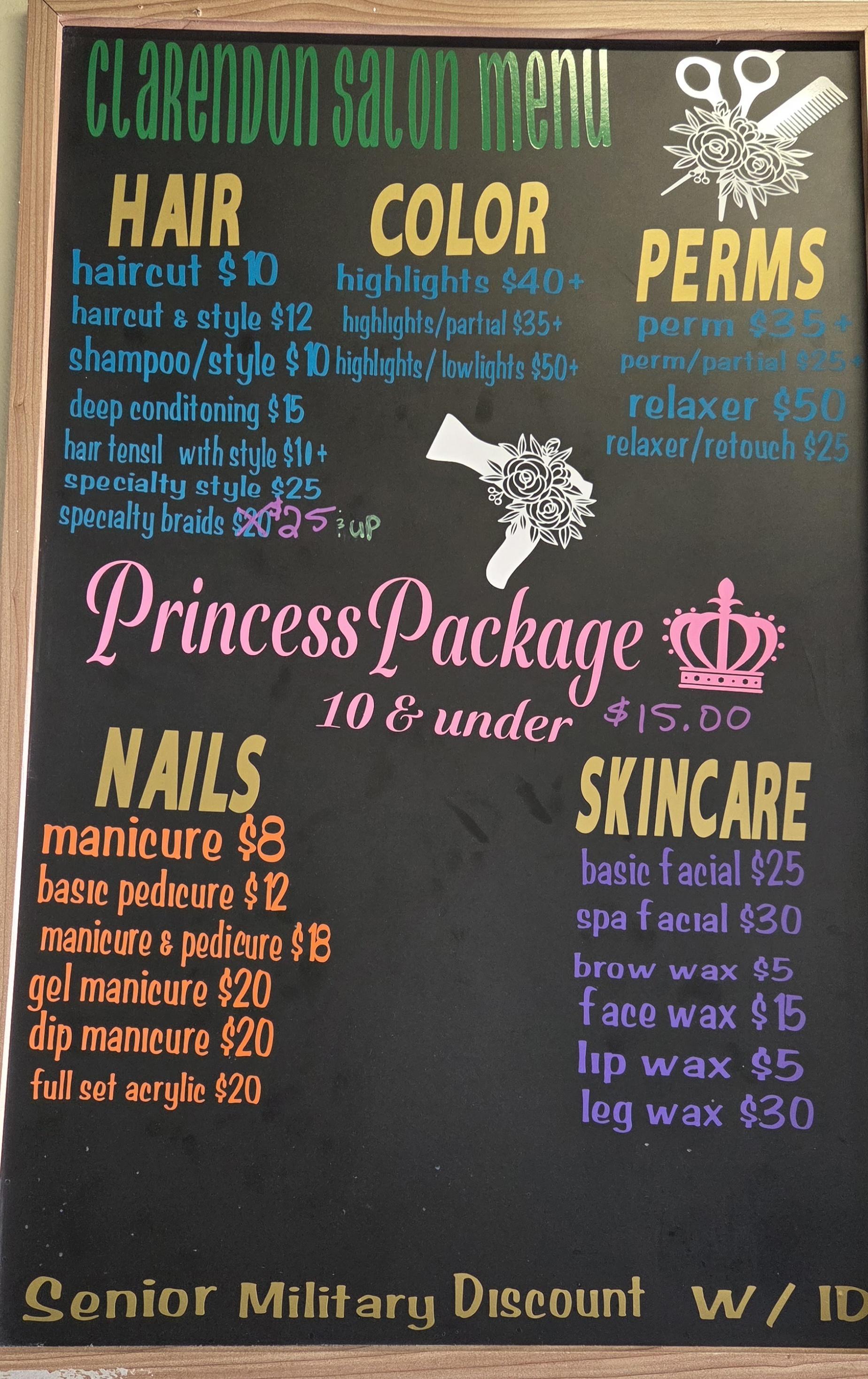 Cosmetology Prices